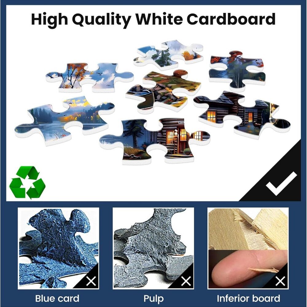 Puzzles for Adults 500 Pieces Puzzle Coutryside Jigsaw Puzzles for Adults Kids A - Picture 3 of 7